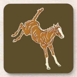 Porta-copo Refeição de Cavalo - multicor transparente.