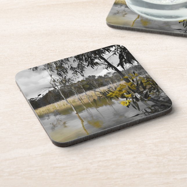 Porta-copo Reflexões Por Baixo Do Céu Da Cinza (Left Side)