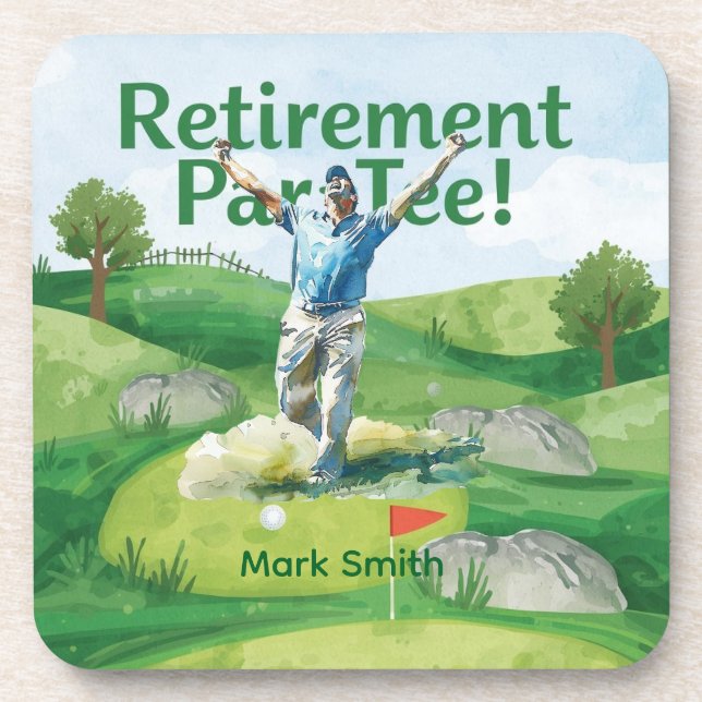 Porta-copo Reforma de golfe para golfista (Frente)