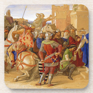 Porta-copo Rei Arthur e Cavaleiros da Mesa redonda