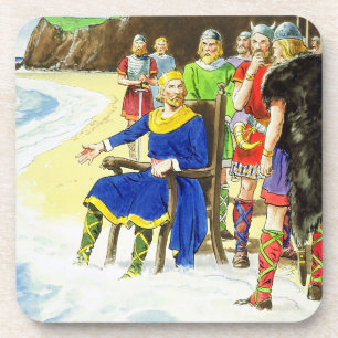 Porta-copo Rei Canute (c.995-1035) 'das espreitadelas no