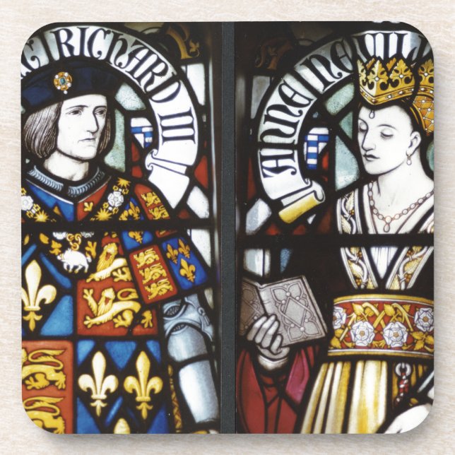 Porta-copo Rei Richard III e rainha Anne de Inglaterra (Frente)