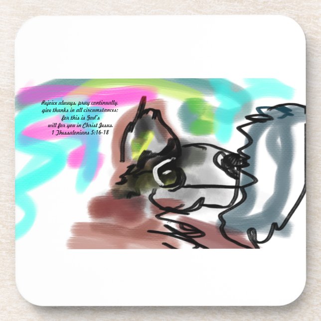 Porta-copo Rejoice jesus (Frente)