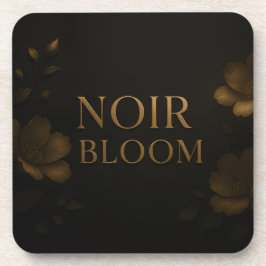 Porta-copo Relógio de Afirmação Noir Bloom | Relógio Mental P