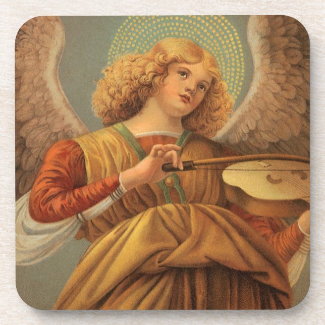 Porta-copo Renaissance Angel Playing Violin Melozzo da Forli (Frente)