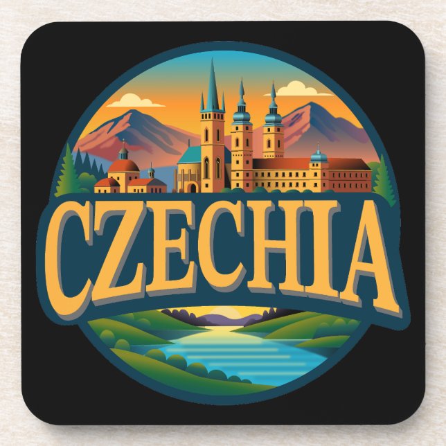 Porta-copo República Checa Europa (Frente)