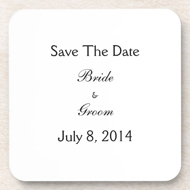 Porta-copo Reserve a Data (Frente)