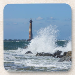 Porta-copo Respingo do farol da ilha de Morris