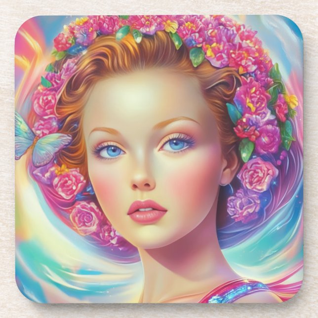 Porta-copo Retrato da Coroa Eoral (Frente)