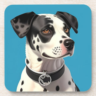 Porta-copo Retrato de Cão Dalmata