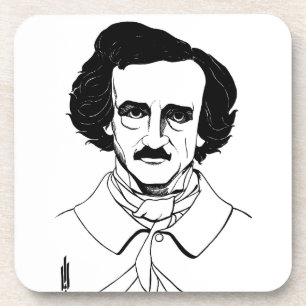 Porta-copo Retrato de Edgar Allan Poe