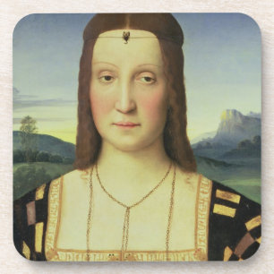 Porta-copo Retrato de Elizabeth Gonzaga, c.1504 (óleo na