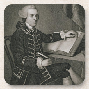 Porta-copo Retrato de John Hancock, gravado por John B. Forr