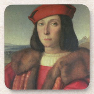 Porta-copo Retrato do della Rovere de Francesco, duque de