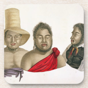 Porta-copo Retratos dos chefes das ilhas de sanduíche, de