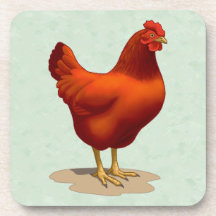Porta-copo Rhode Island Red Hen