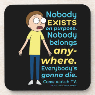 Porta-copo RICK E MORTY™ Ninguém Existe Com Finalidade