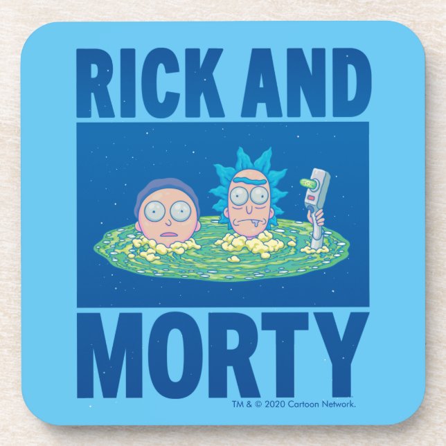 Porta-copo RICK E MORTY™ | Pequim Através Do Portal (Frente)