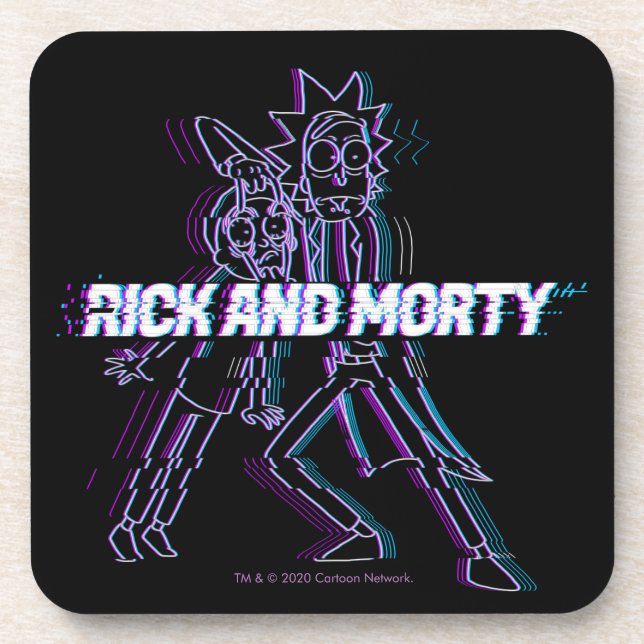 Porta-copo RICK E MORTY™ | Rick E Morty Com Perturbações (Frente)