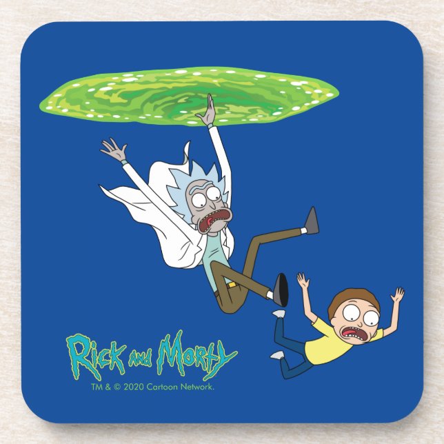 Porta-copo RICK E MORTY™ | Saída Do Portal (Frente)