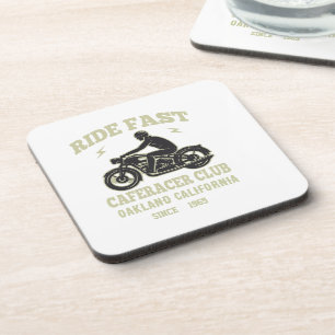 Porta-copo Ride Fast Cafe Racer Clube Personalizado