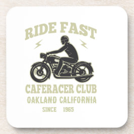 Porta-copo Ride Fast Cafe Racer Clube Personalizado