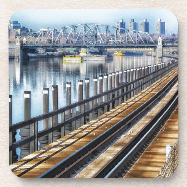 Porta-copo rio das construções bronx Nova Iorque (Frente)