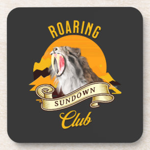 Porta-copo Roaring Sundown Club Sabertooth Tiger