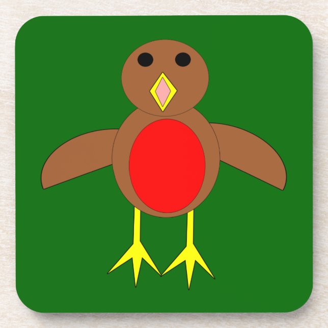 Porta-copo Robin Natal (Frente)