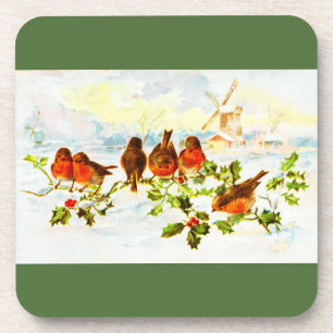Porta-copo Robins e sagrados
