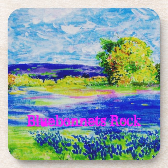 Porta-copo Rock Bluebonnets (Frente)