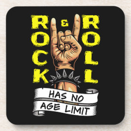 Porta-copo "Rock & Roll Não Tem Limite De Idade"