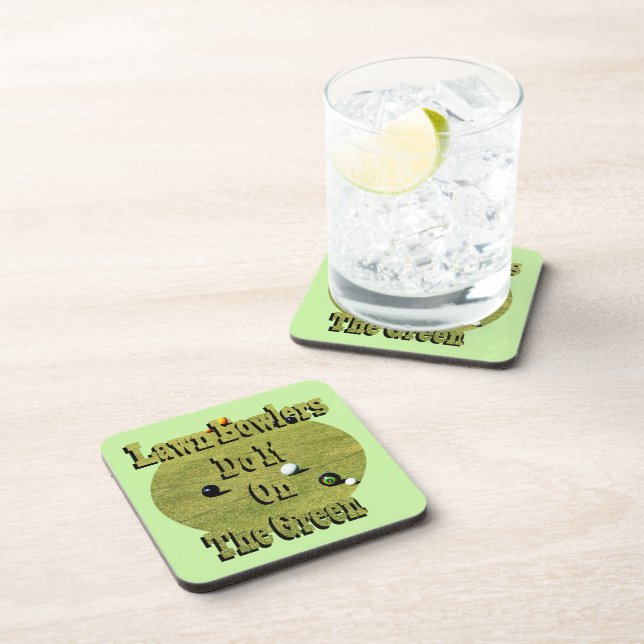 Porta-copo Rolando com os Punches: Lâmpadas Fazem Verde (Lado Direito)