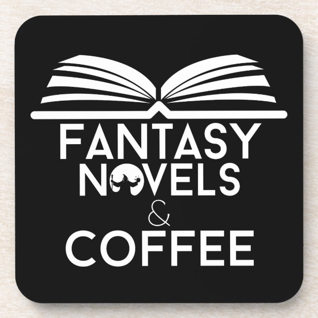 Porta-copo Romances de Fantasia e Café (Frente)