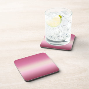 Porta-copo Romântica Cor de Rosa e Bonito Sombreado de Creme 