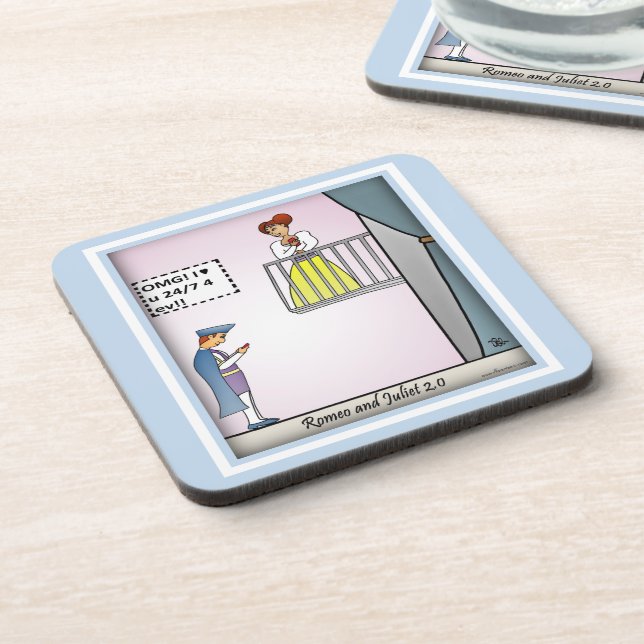 Porta-copo Romeu e Julieta 2.0 Azul (Left Side)