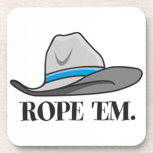 Porta-copo Rope 'Em Western Rodeo