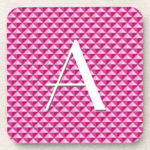 Porta-copo Rosa-quente, aspecto de esmalte, grelha estendida