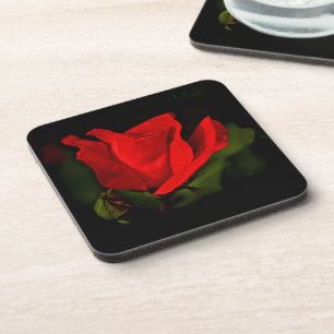Porta-copo Rosa vermelha - Paixão Escura