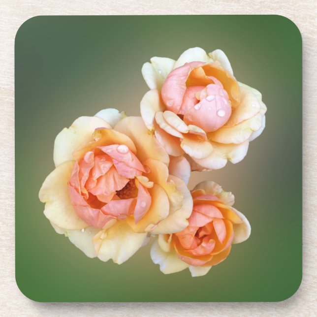 Porta-copo rosas amarelas (Frente)