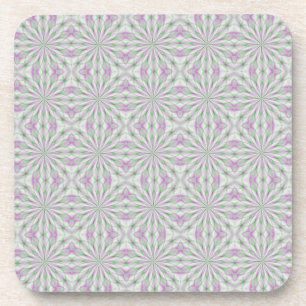 Porta-copo Rosetas de Natal rosa e verde