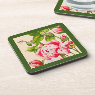 Porta-copo Rosy Abundance em um Conjunto de Portas copos