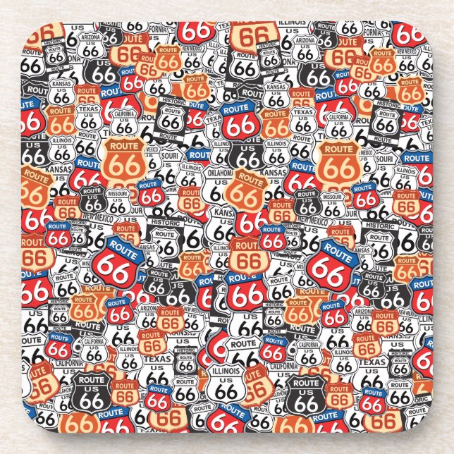 Porta-copo Rota 66 (Frente)
