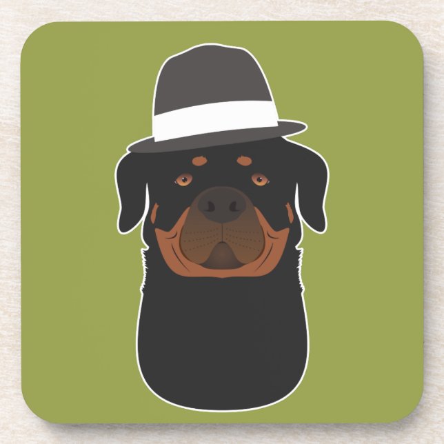 Porta-copo Rottweiler (Frente)