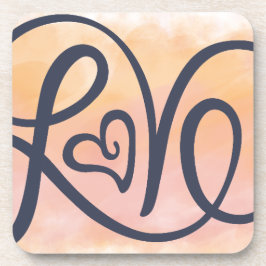 Porta-copo Rotulação do amor