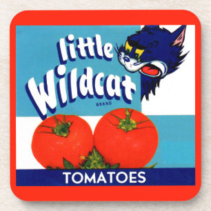 Porta-copo Rótulo da caixa de tomate Wildcat