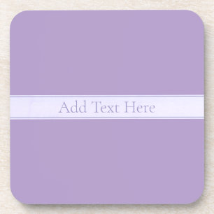 Porta-copo Roxo de Lavanda Leve Elegante Personalizável