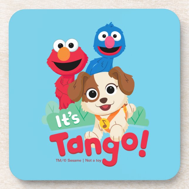 Porta-copo Rua Sésamo | É Tango com Elmo & Grover (Frente)