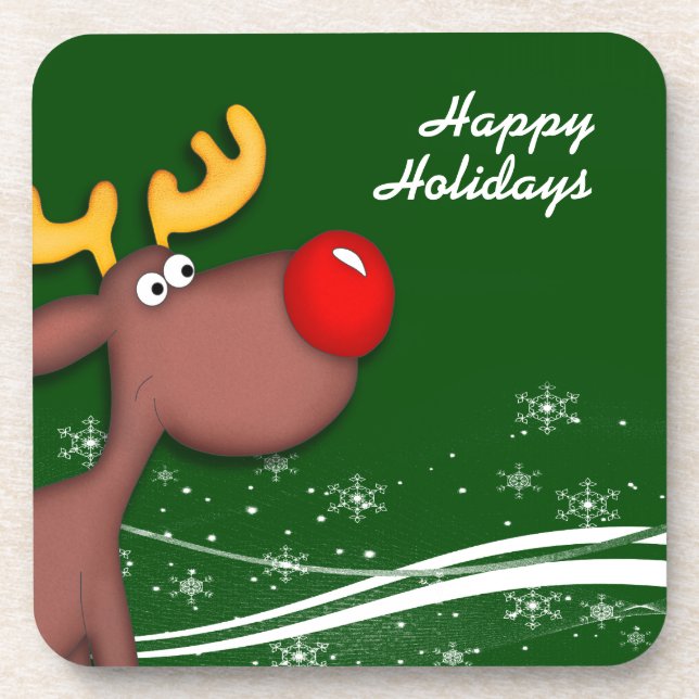 Porta-copo Rudolf Christmas (Frente)