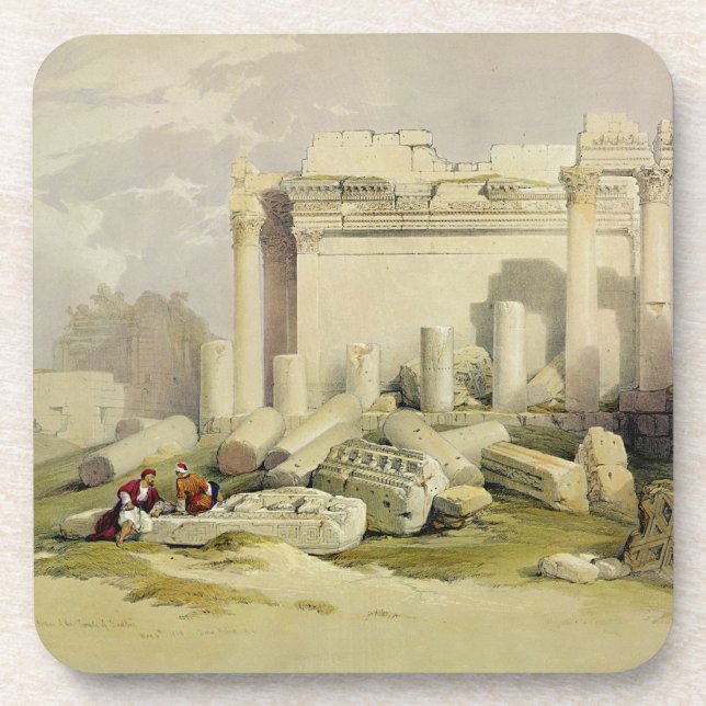 Porta-copo Ruínas do Portico oriental do templo do Baal (Frente)